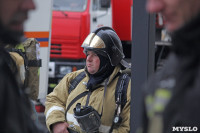 Тульские пожарные провели соревнования по бегу на 22-этаж, Фото: 15