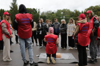 В Центральном парке Тулы школьников научили оказанию первой помощи, Фото: 2