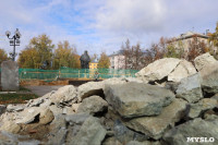 В Толстовском сквере начали ремонт фонтана, Фото: 6