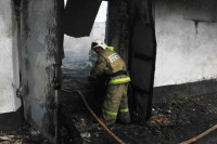 Пожар на хлебоприемном предприятии в Плавске., Фото: 9