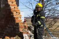В Туле провели тренировку по тушению ландшафтного пожара, Фото: 93