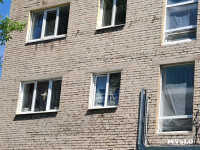 Поврежденные БПЛА дома в Туле, Фото: 14