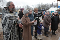 Освящение креста купола Свято-Казанского храма, Фото: 21
