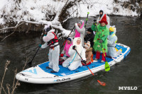 Зайцы на огромных сапах, Бабки-ёжки и индеец на каяке: почти 200 «идиотульцев» проплыли по Вашане, Фото: 47
