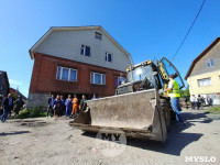В Плеханово вновь сносят незаконные дома цыган, Фото: 20