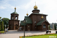В Князь-Владимирском храме на территории Туламашзавода прошли Божественная литургия и крестный ход, Фото: 32