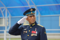 Командиру Тульского соединения ВДВ гвардии полковнику вручили боевое знамя, Фото: 20