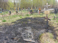 Сгоревшее кладбище в Алексине, Фото: 7