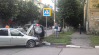 В Туле в результате аварии перевернулся автомобиль, Фото: 4