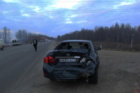 Причиной массового ДТП под Тулой стал дым с горящих полей, Фото: 2