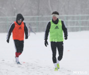 «Арсенал» готовится на снежном поле к игре против «Тосно», Фото: 14