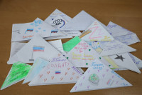 Алексей Эрк передал школьникам ответные письма от участников СВО, Фото: 2