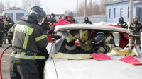 В Туле сотрудники МЧС соревновались в умении спасать пострадавших в ДТП, Фото: 8