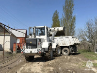 Тульские спасатели дезинфицируют территории в Дагестане и помогают жителям, Фото: 8