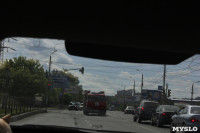 Фото с места аварии на ул. Рязанская в Туле днём 13 июня 2015 года , Фото: 6