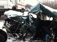 На автодороге Тула-Белев произошло два серьезных ДТП, Фото: 2