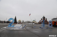 В Туле ищут водителя, сбившего новогодний шар на площади Ленина, Фото: 4