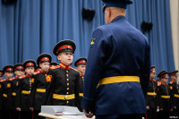 В Тульском суворовском военном училище приняли присягу 80 детей, Фото: 77