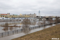 В Туле затопило Пролетарскую набережную, Фото: 29