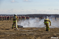 В Туле провели тренировку по тушению ландшафтного пожара, Фото: 47