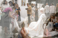  Вышивальный перфоманс: в Туле состоялся финисаж выставки о синтезе моды и современного искусства, Фото: 2