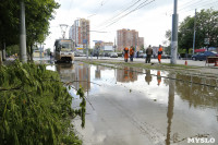 На Зеленстрое затопило трамвайные пути, Фото: 5