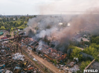 В Туле сгорел заброшенный склад, Фото: 10