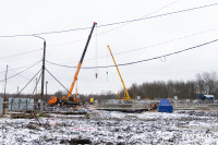 Как строят цех механического обезвоживания для очистных в Туле, Фото: 12