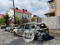 В селе Маслово сгорела машина депутата, Фото: 25