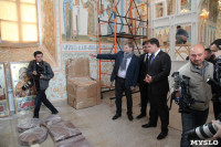 Груздев инспектирует работы в Тульском кремле. 8.09.2015, Фото: 13