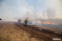 В Белевском районе провели учения по тушению лесных пожаров, Фото: 8