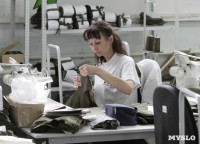 В Дубенском районе Алексей Дюмин осмотрел швейную фабрику, Фото: 13