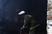 Пожар на хлебоприемном предприятии в Плавске., Фото: 16