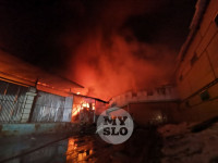 Крупный пожар: в Туле загорелся склад, Фото: 14