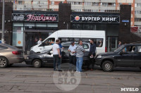 На ул. Советской в Туле снова «паровозик»: на этот раз из четырех машин, Фото: 5