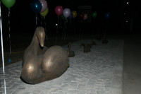 Открытие скульптуры "Лебединое озеро" в Центральном парке, Фото: 12
