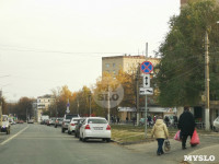 На улице Металлургов в Туле запретили остановку и стоянку, Фото: 15