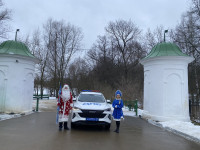 В Туле Дед Мороз устроил рейд и тормозил водителей , Фото: 3