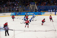 Женский хоккейный матч Канада-Финляндия. Зимняя Олимпиада в Сочи, Фото: 8