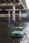 В Туле на Упе спасатели эвакуировали пострадавшего из упавшего в реку автомобиля, Фото: 5