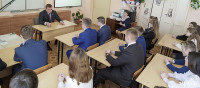 Алексей Дюмин пригласил школьников на экскурсию в правительство области, Фото: 18