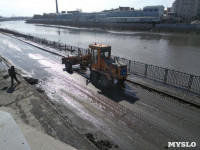 Очистка Набережной Дрейера после паводка, Фото: 2