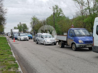 В Туле на Одоевском шоссе автокран завалил «Газель», Фото: 1