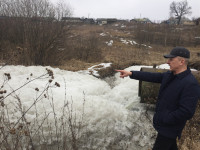 Химическая пена и ядовитый запах: в реку под Новомосковском сливают неизвестные отходы, Фото: 4
