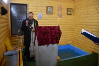 Впервые в обновленной купели в селе Крапивна прошли крещенские купания, Фото: 4