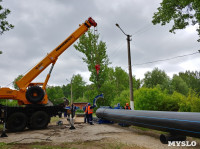 В Туле меняют аварийный участок трубы, из-за которого отключали воду в Пролетарском округе, Фото: 8