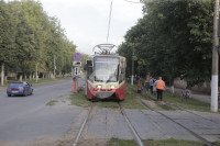 Авария с трамваем на ул. Металлургов, Фото: 12