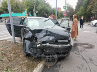 В аварии в центре Тулы пострадала женщина, Фото: 2