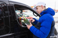 8 марта компания «Автоимпорт» дарила тулячкам-автоледи цветы, Фото: 52