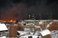 В пос. Менделеевский сгорел частный дом., Фото: 5